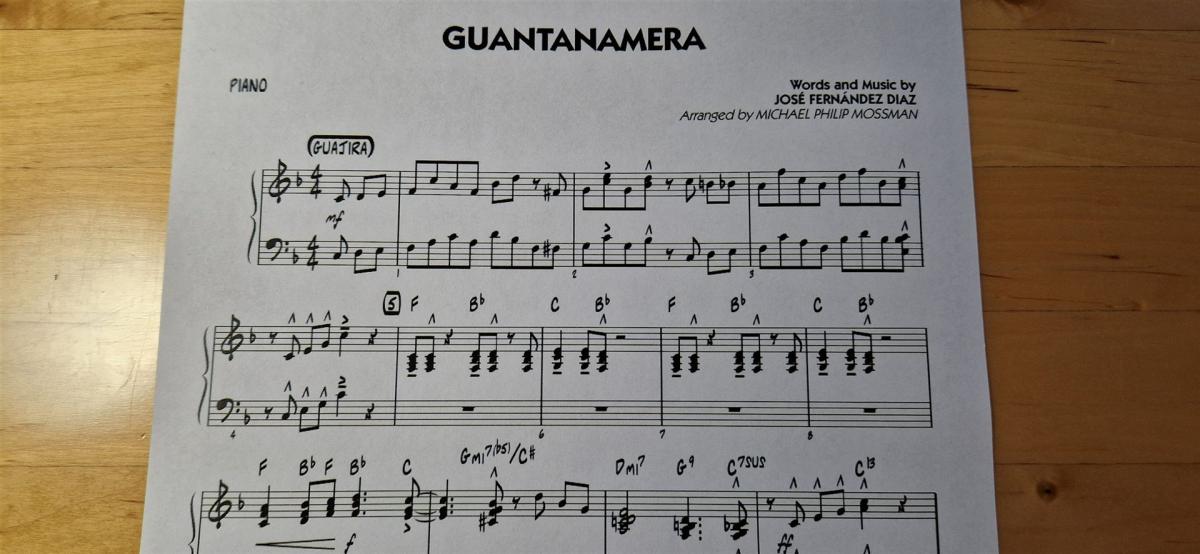 Guantanamera Notenblatt