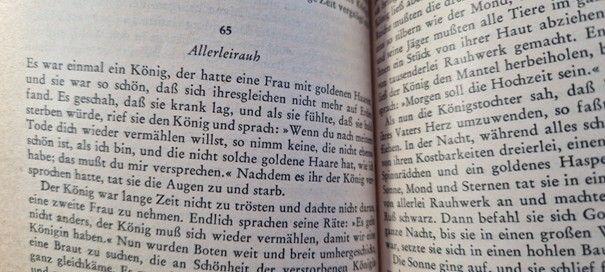 Auszug aus Märchentext 